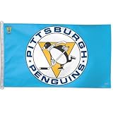 Pittsburgh Penguins Vintage 3x5 Flag