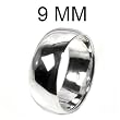 STERLING SILVER WEDDING BAND 9mm