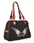 Red Rose Cowgirl Up Rhinestone Tote