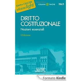 Diritto costituzionale. Nozioni essenziali (Il timone)
