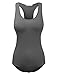 BIADANI Women Soft Basic Cotton Tank Bodysuit