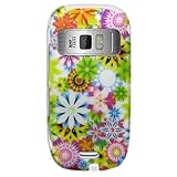 Snap on Hard Plastic RUBBERIZED With SPRING GARDEN Design Cover Sleeve Case ....