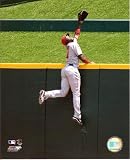 Gary Matthews, Jr. Angels Scaling Fence 8x10 Photo