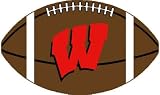Wisconsin Badgers Large 3' 6 x 6' Football Rug