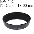 Tinxi Gegenlichtblende Sonnenblende f�r CANON EW-60C EF-S 18-55mm f�r 3.5-5.6 EF 28-90mm EF 28-80mm