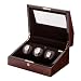 The Siena 3 Teakwood - Watch Winder for Three Watches By Orbita