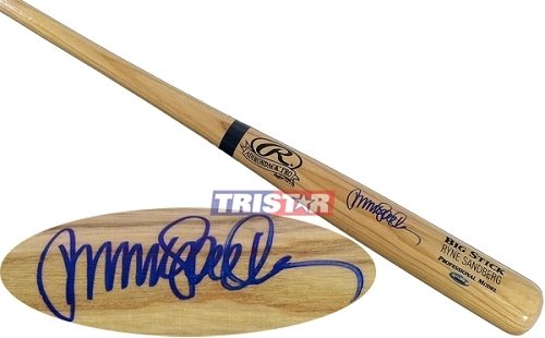 Ryne Sandberg Autographed/Hand Signed Rawlings Name Model Bat
