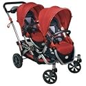 Kolcraft Contours Options Tandem Stroller, Ruby