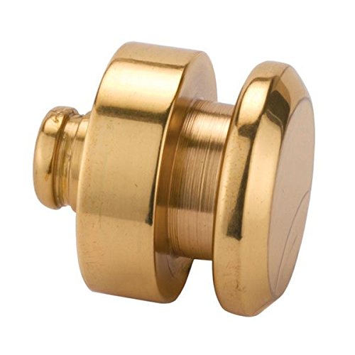Vertex Jewelry Box Feet Knob Polished Brass 3 4 diameter 1 piece