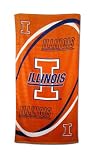 Illinois Fighting Illini Fiber Reactive Pool/Beach/Bath Towel (Team Color)