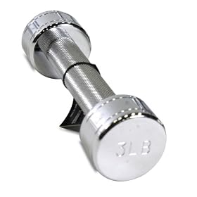 Cap Barbell Solid Chrome Single Dumbbell