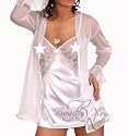 Negligee Set in Weiss