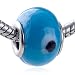 Pandora Bead & Bracelet Fit - Evil Eye Pattern Blue Dot Beads