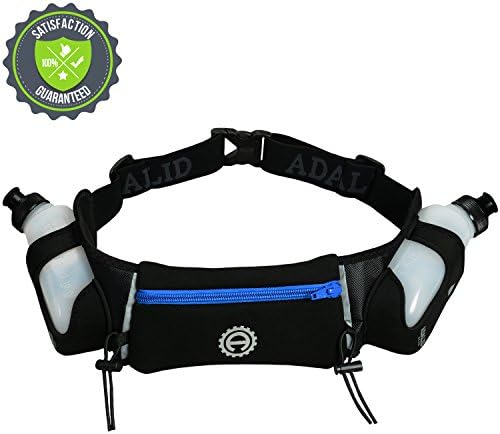 Hydration Belt for Running - Includes Accessories and Two 10-Ounce BPA-Free and Leak-Proof Water Bottles : Bounce-Free & Lightweight Fuel Gear