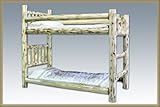 IMAGE OF Montana Woodworks MWBB Twin Twin Bunk Kids Bed, Ready to Finish
