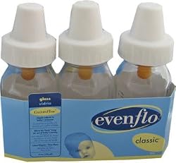 Evenflo 3 Pack Classic Glass Bottle, 8-Ounce