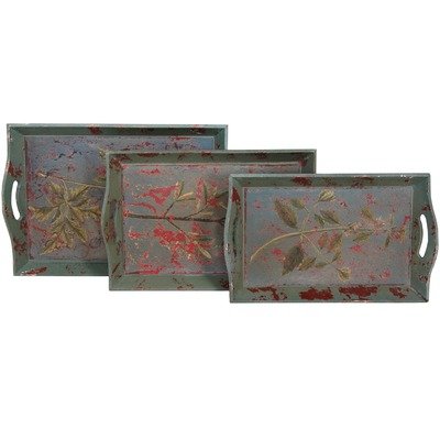 Rustic Herbal Tray (Set of 3)