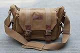 Koolertron DSLR SLR Camera Canvas Shoulder Bag for Sony Canon Nikon Olympus BBK1