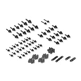 1999-2002 Yamaha YZF R6 High Quality Black Billet Aluminum Spike Fairing Bolts... by KapscoMoto