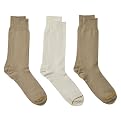 Auro 3pk Cotton Crew Socks - Khaki