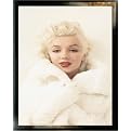 Marilyn Monroe in Mink Framed Print - 26x38"