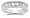 10k White Gold Diamond Channel Set Band (1 cttw, I-J Color, I2-I3 Clarity), Size 7
