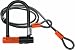 Kryptonite Evolution Mini 7 Unisex Bicycle Lock - Black/Orange