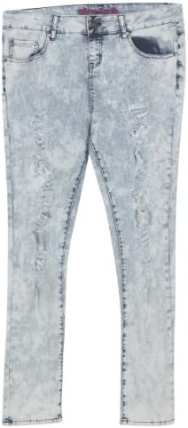 Plus Size Really Ripped Jeans --Size: 24 Color: Blue