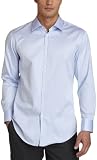 HUGO BOSS Men's Max Slim Fit Small Herringbone,Blue,16 X-Large