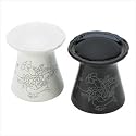 Black And White Oil Warmer Set 14264 by C. Alan