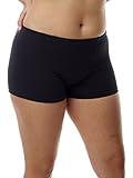 Underworks Women's Cotton Spandex Boxers Bloomers Boyleg Panties 3-Pack
