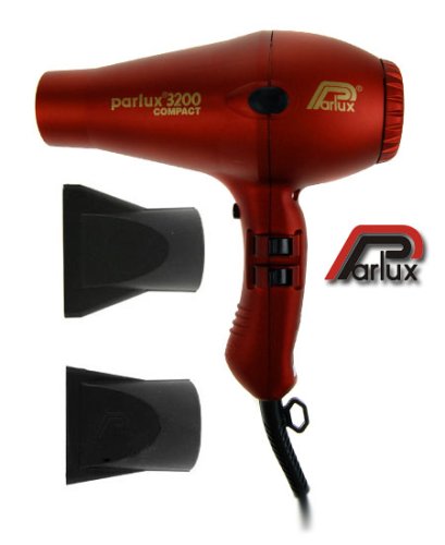 Parlux 3200 Compact Professional Salon Hairdryer 1900w - Raunchy Red
