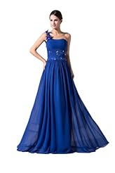 Sexy A-line 2015 Chiffon One Shoulder Sleeveless Floor Length  Backless Evening Dress/Bridesmaid Dress  With Ruffles