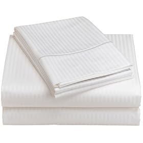 Renaissance 600 Thread-Count Woven Stripe Sheet Set