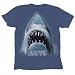 Jaws Shark Head Navy T-Shirt Tee