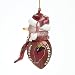 SC Sports Arizona Cardinals Acrylic Snowman Football Ornaments- Set of 6