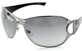 New Gucci GG 2737 Strass 2737Strass BKNZR Sunglasses Shiny Ruthenium Frame Gray Shades Size:... by