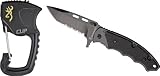 Browning Knives 2515 Black Rock Knife/Flashlight Combo