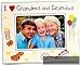 Skribbles I Love Grandma and Grandpa 4x6 Picture Frame.