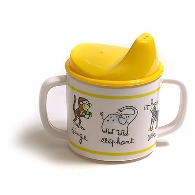 Baby Cie Sippy Cup - Jungle Animals - Yellow - 8 oz