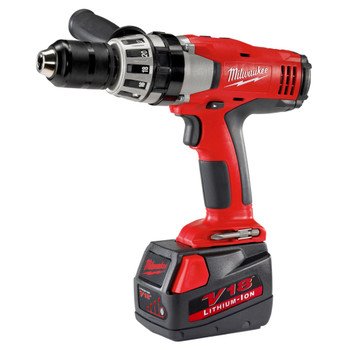 Factory-Reconditioned Milwaukee 0824-84 18-Volt Lithium-Ion Hammer Drill Kit