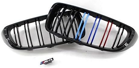 Toppart Grille for BMW F32 4 Series Front Center 2014-2016 (Gloss Black 2-Line Mix Color)