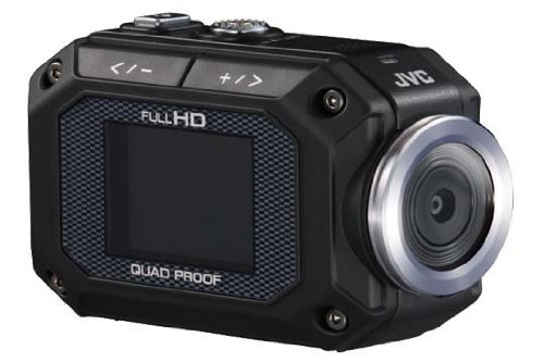 JVC GC-XA1BEU Action Kamera ADIXXION (Full HD-Videoaufnahme, 5m wasserdicht, 2m stossfest, 3,8 cm Display, Wi-Fi Schnittstelle) schwarz