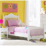 Hillsdale Lauren White Post Bed (Twin)