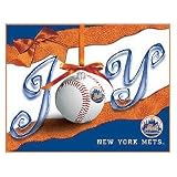 NEW YORK METS 7" by 10" Team Logo CHRISTMAS / HOLIDAY CARDS (Box of 21) with Envelopes