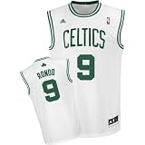 adidas Boston Celtics Rajon Rondo Youth (Sizes 8-20) Revolution 30 Replica Home Jersey