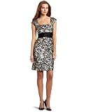 Jones New York Women's Printed Stretch Satin Shutter Dress