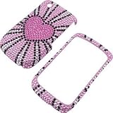 Rhinestones Protector Case BlackBerry Curve 8520 8530 / Curve 3G, Fervor He ....