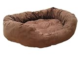 42 XL Luxury Suede Dog Pet Bed (Brown)