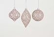 Pack of 18 Victorian Inspirations Mini-Beaded Glass Christmas Ornaments 6"